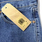 Levi's 505 Regular Straight Denim Pants Size 36 Blue Cotton Zipper Fly Unworn