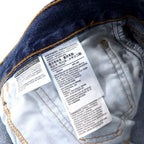 Levi's 505 Regular Straight Denim Pants Size 36 Blue Cotton Zipper Fly Unworn