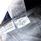 Levi's 505 Regular Straight Denim Pants Size 36 Blue Cotton Zipper Fly Unworn