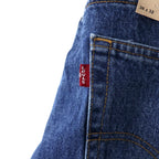 Levi's 505 Regular Straight Denim Pants Size 36 Blue Cotton Zipper Fly Unworn