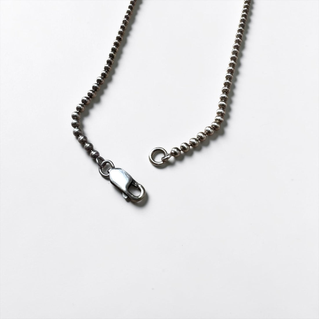 Polo Ralph Lauren Sterling Silver 925 Dog Tag Necklace Ball Chain Pony Logo RL Hallmark Vintage