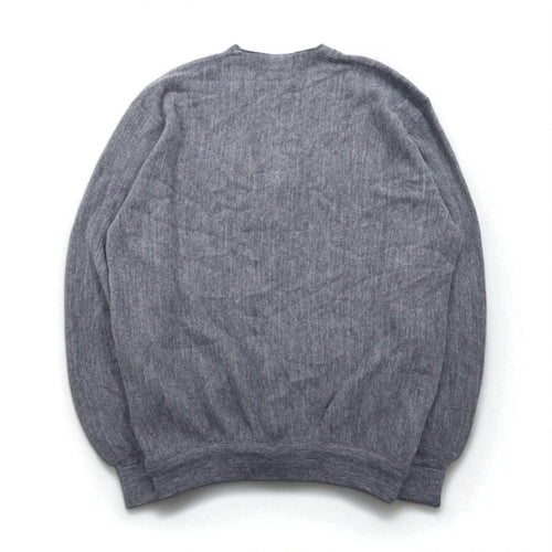 70s USA Vintage Acrylic Knit Cardigan JEFFLINKS 70年代 USA製 アクリルニット カーディガン XL グレー
