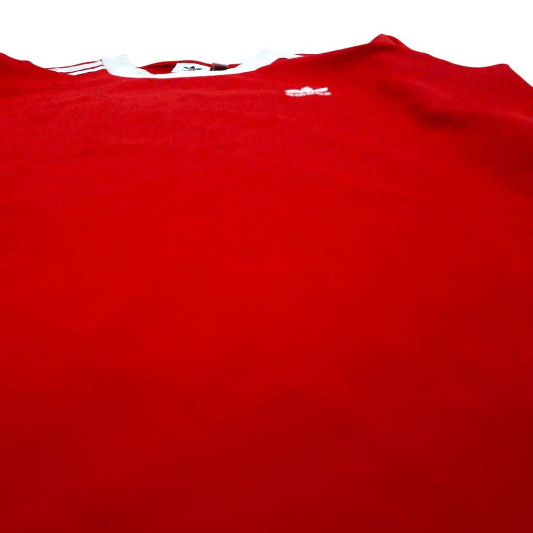 adidas originals long sleeve ringer t-shirt long T XOT red 3 stripes trefoil 3-STRIPES TEE game shirt ED7480
