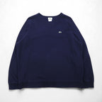 LACOSTE Pique Front V Sweatshirt, Size L, Navy, F5191, Designed in France