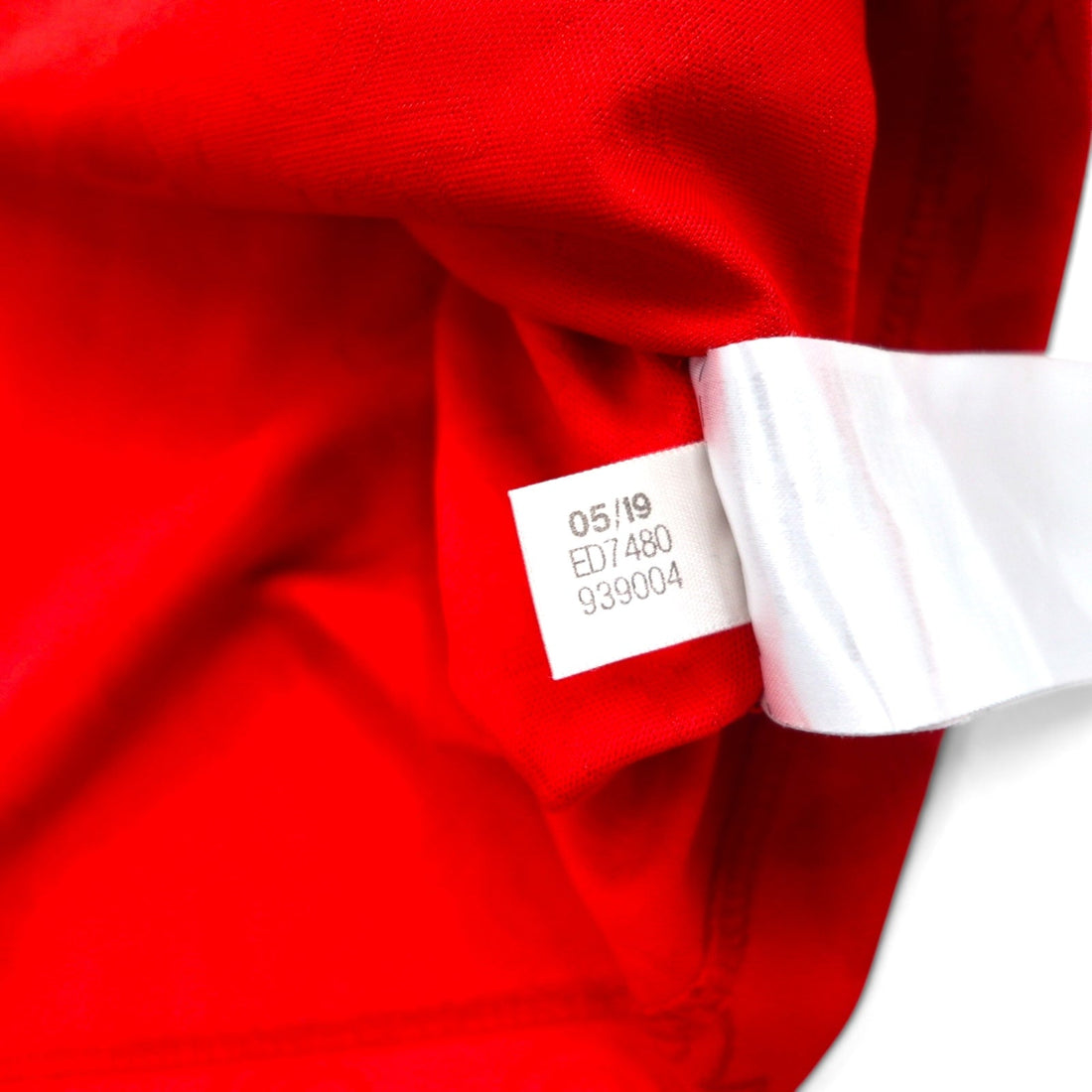 adidas originals long sleeve ringer t-shirt long T XOT red 3 stripes trefoil 3-STRIPES TEE game shirt ED7480