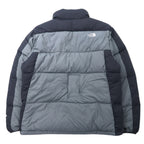THE NORTH FACE Nuptse Down Jacket 550 Fill Power L Gray Nylon Logo Embroidery