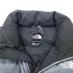 THE NORTH FACE Nuptse Down Jacket 550 Fill Power L Gray Nylon Logo Embroidery