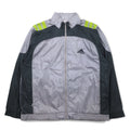 adidas 00年代 3ストライプ ナイロンジャケット トラックジャケット ジャージ XL グレー