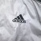 adidas 00年代 3ストライプ ナイロンジャケット トラックジャケット ジャージ XL グレー