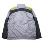adidas 00年代 3ストライプ ナイロンジャケット トラックジャケット ジャージ XL グレー