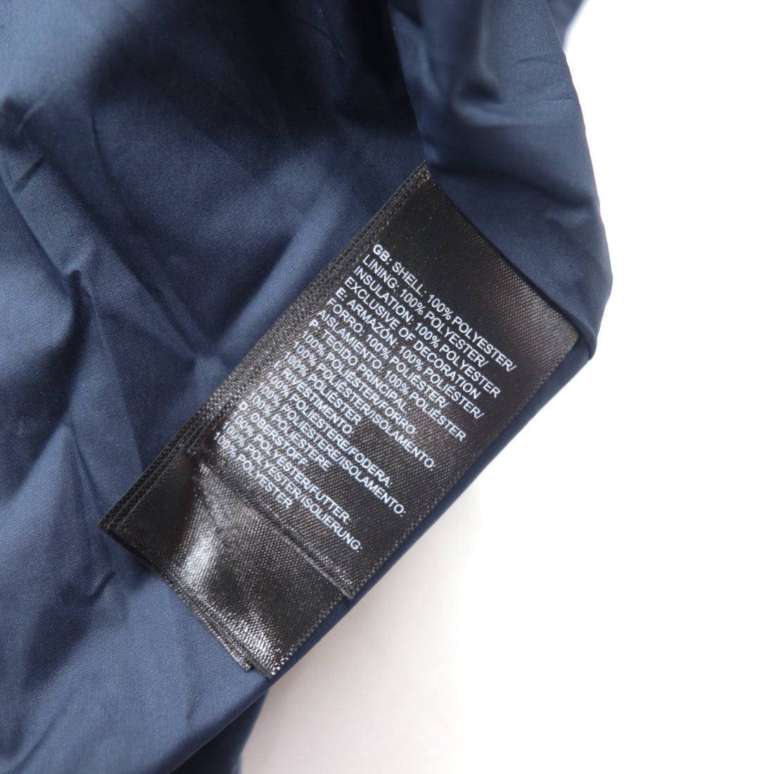 THE NORTH FACE BOMBAY JACKET Insulated padded jacket XL Navy Polyester Logo embroidery NF0A3IGX