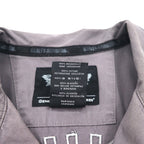 HARLEY DAVIDSON Short Sleeve Work Shirt L Gray Black Back Logo Embroidery