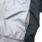adidas 00年代 3ストライプ ナイロンジャケット トラックジャケット ジャージ XL グレー