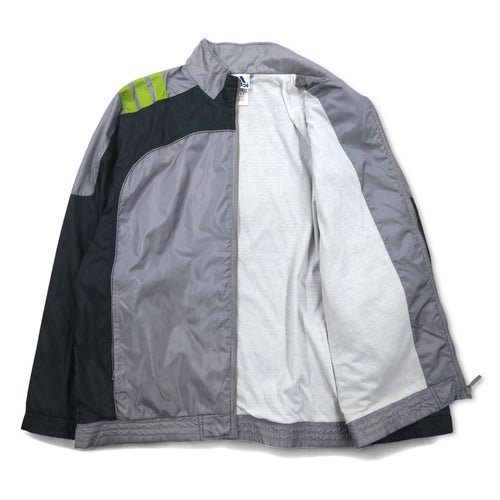 adidas 00s 3-stripe nylon jacket track jacket jersey XL grey