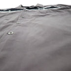 HARLEY DAVIDSON Short Sleeve Work Shirt L Gray Black Back Logo Embroidery