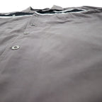 HARLEY DAVIDSON Short Sleeve Work Shirt L Gray Black Back Logo Embroidery
