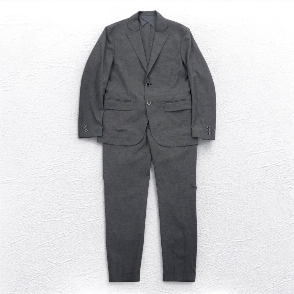 EDIFICE Active Jersey Suit Set Up S/M Gray Polyester 19-010-300-1025-1