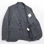 EDIFICE Active Jersey Suit Set Up S/M Gray Polyester 19-010-300-1025-1