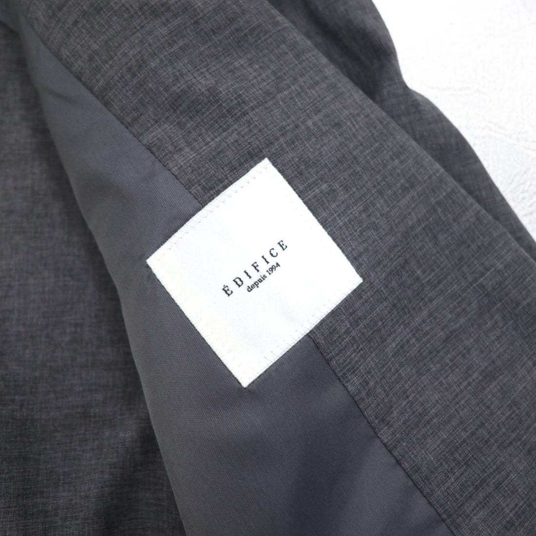 EDIFICE Active Jersey Suit Set Up S/M Gray Polyester 19-010-300-1025-1