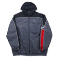 NIKE 00s ​​Nylon Jacket Insulation Parka L Silver Padded Swoosh Logo