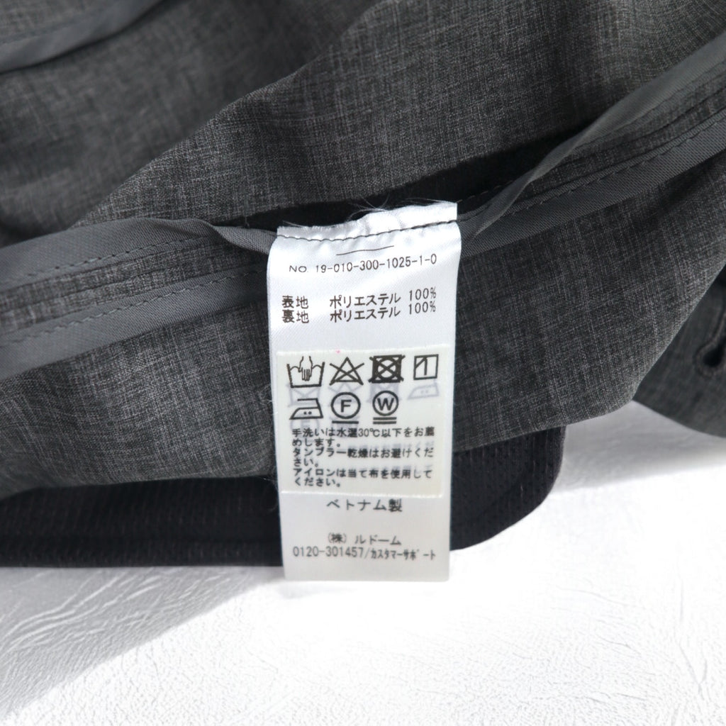 EDIFICE Active Jersey Suit Set Up S/M Gray Polyester 19-010-300-1025-1