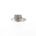 Vintage Sterling Silver 925 Ring シルバー リング 指輪 15号 インディアンジュエリー スタンプワーク ネイティブ