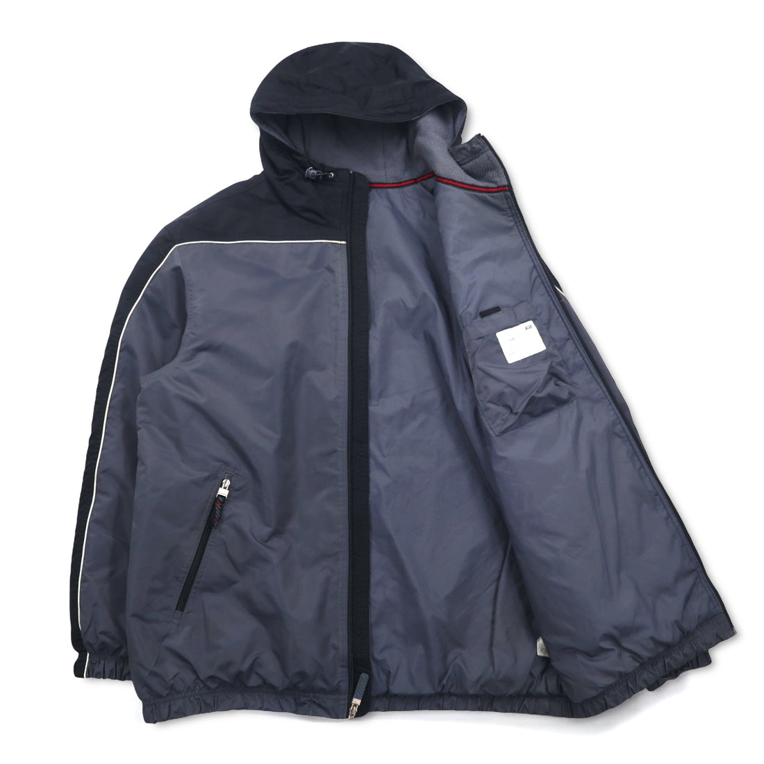 NIKE 00s ​​Nylon Jacket Insulation Parka L Silver Padded Swoosh Logo