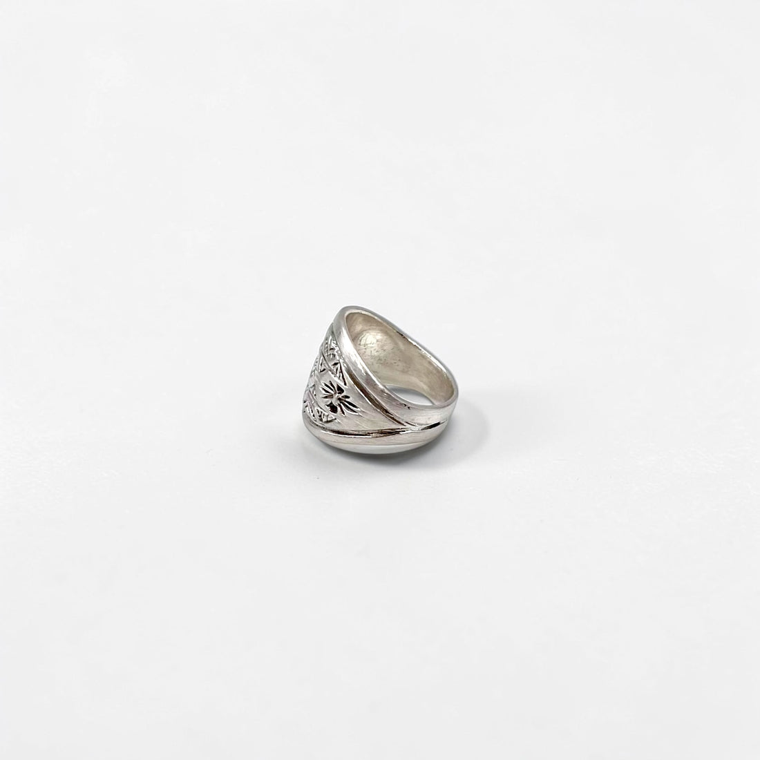 Vintage Sterling Silver 925 Ring シルバー リング 指輪 15号 インディアンジュエリー スタンプワーク ネイティブ