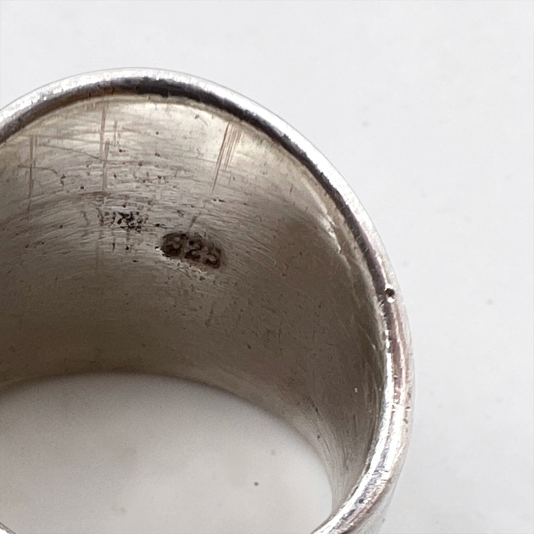 Vintage Sterling Silver 925 Ring シルバー リング 指輪 15号 インディアンジュエリー スタンプワーク ネイティブ