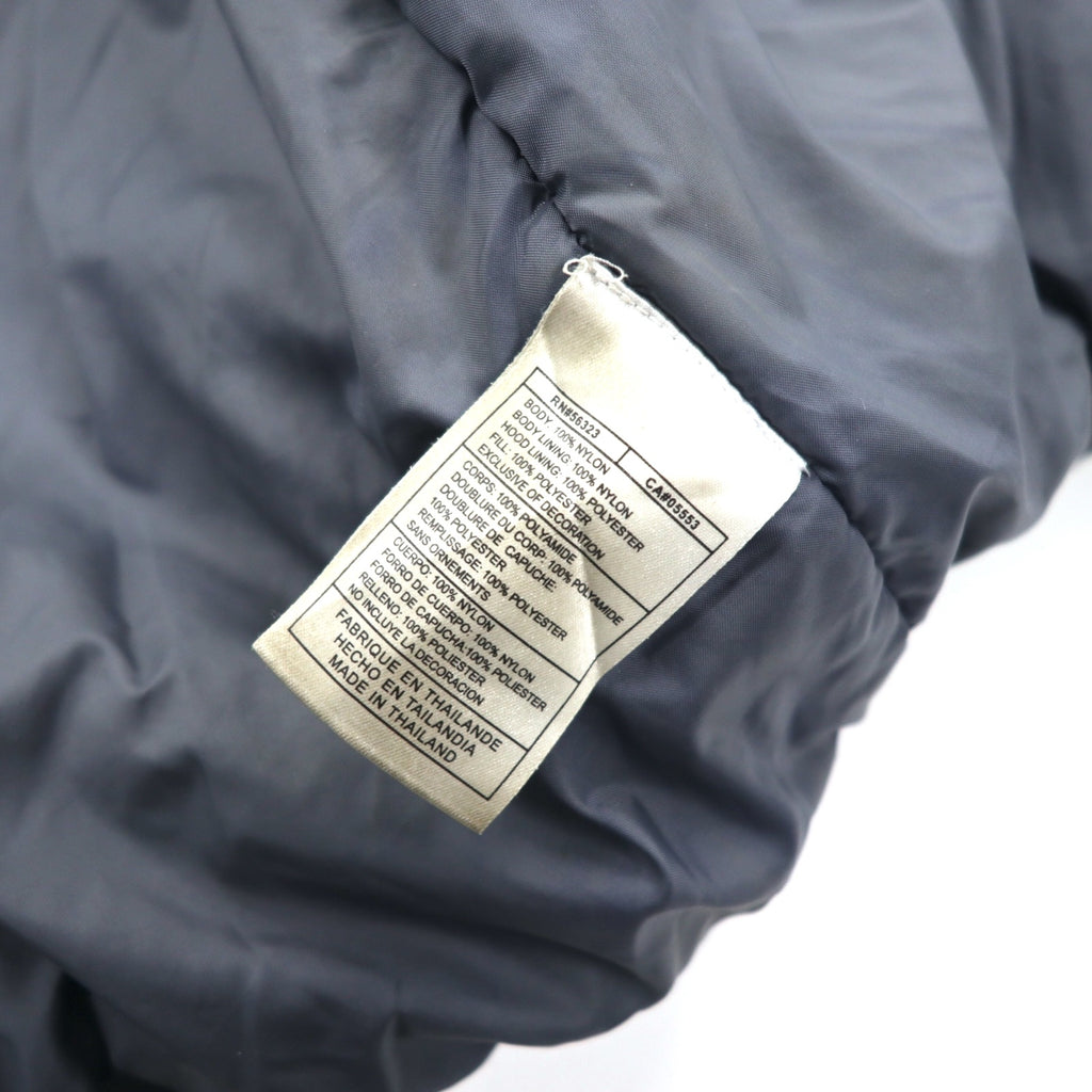 NIKE 00s ​​Nylon Jacket Insulation Parka L Silver Padded Swoosh Logo