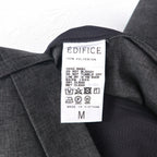 EDIFICE Active Jersey Suit Set Up S/M Gray Polyester 19-010-300-1025-1