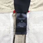 THE NORTH FACE アウトドア 2WAY コンバーチブル カーゴパンツ ショートパンツ L ベージュ 防水 リップストップ 裾ジップ スリット A3YH US企画