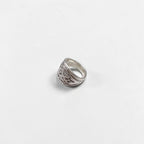 Vintage Sterling Silver 925 Ring シルバー リング 指輪 15号 インディアンジュエリー スタンプワーク ネイティブ