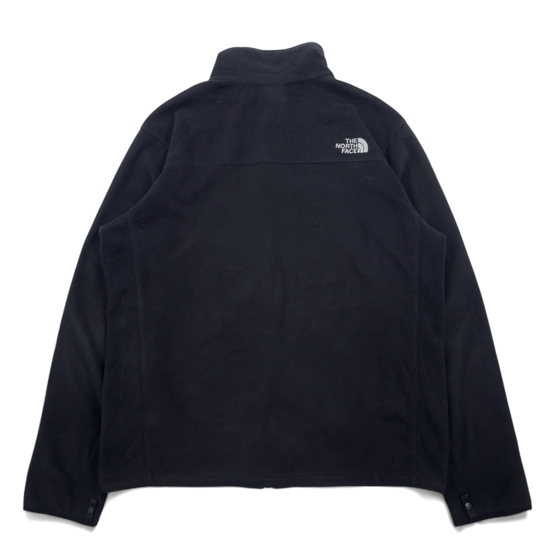 THE NORTH FACE ポーラテック POLARTEC フリースジャケット L ブラック ポリエステル ロゴ刺繍 ドローコード