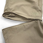THE NORTH FACE アウトドア 2WAY コンバーチブル カーゴパンツ ショートパンツ L ベージュ 防水 リップストップ 裾ジップ スリット A3YH US企画