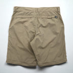 THE NORTH FACE アウトドア 2WAY コンバーチブル カーゴパンツ ショートパンツ L ベージュ 防水 リップストップ 裾ジップ スリット A3YH US企画