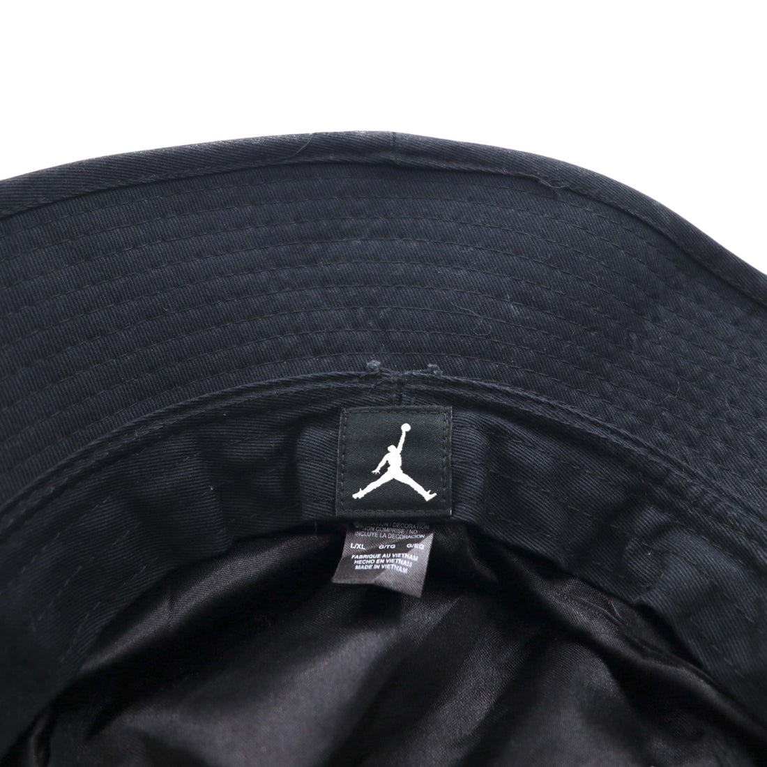 JORDAN BRAND (NIKE) Geometric Bucket Hat in Rasta Colors, Multicolor, Jumpman 776312-657