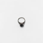 Vintage 1970s NAKAGAWA JOHN ROBERTS College Ring Black Onyx 1978 Sterling Silver 925 Pinky Ring