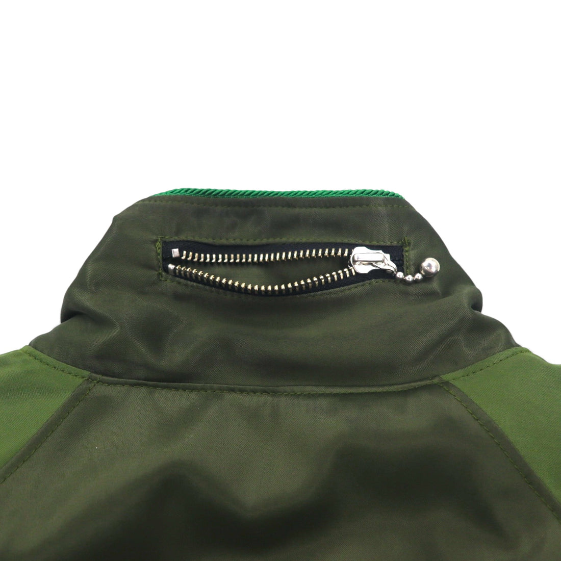 blackmeans Impermanence of All Things Souvenir Jacket Sukajan L Khaki Rayon Padding PANTA RHEI Made in Japan