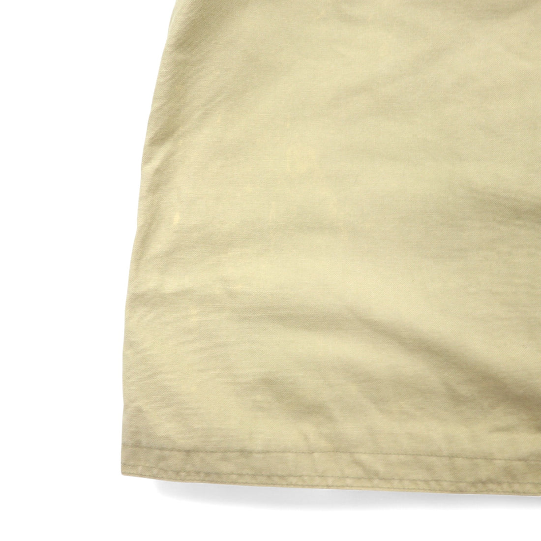 LANDS' END 90s Corduroy Collar Hunting Jacket Chore Coat Coverall L Beige Cotton Check Lining
