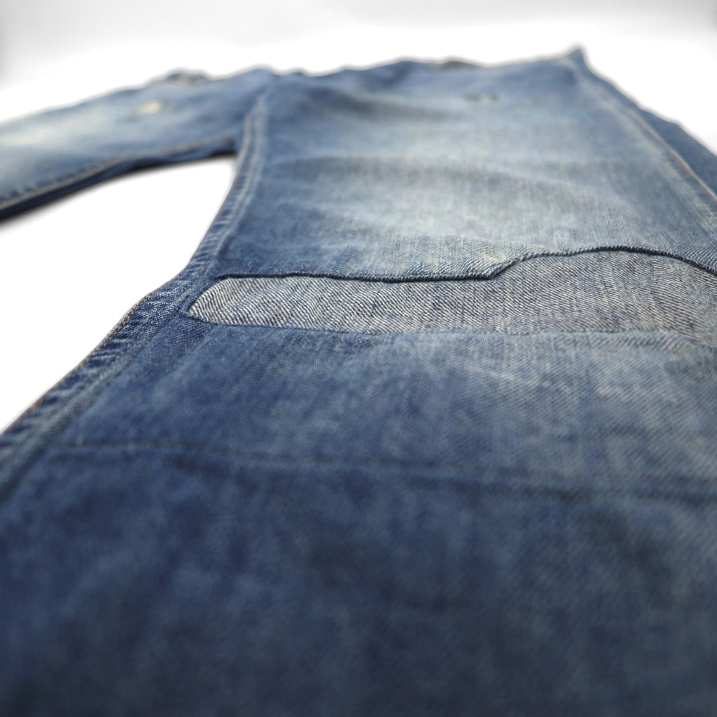 LEVI'S VINTAGE CLOTHING ( LVC ) 606 1960年代モデル STEER デニムパンツ L インディゴ ビッグE オレンジタブ リペア加工 30605-0063