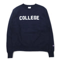 Champion Reverse Weave Sweatshirt, XL, Navy, College Print, Blue Single Tag, Reprint, Made in El Salvador