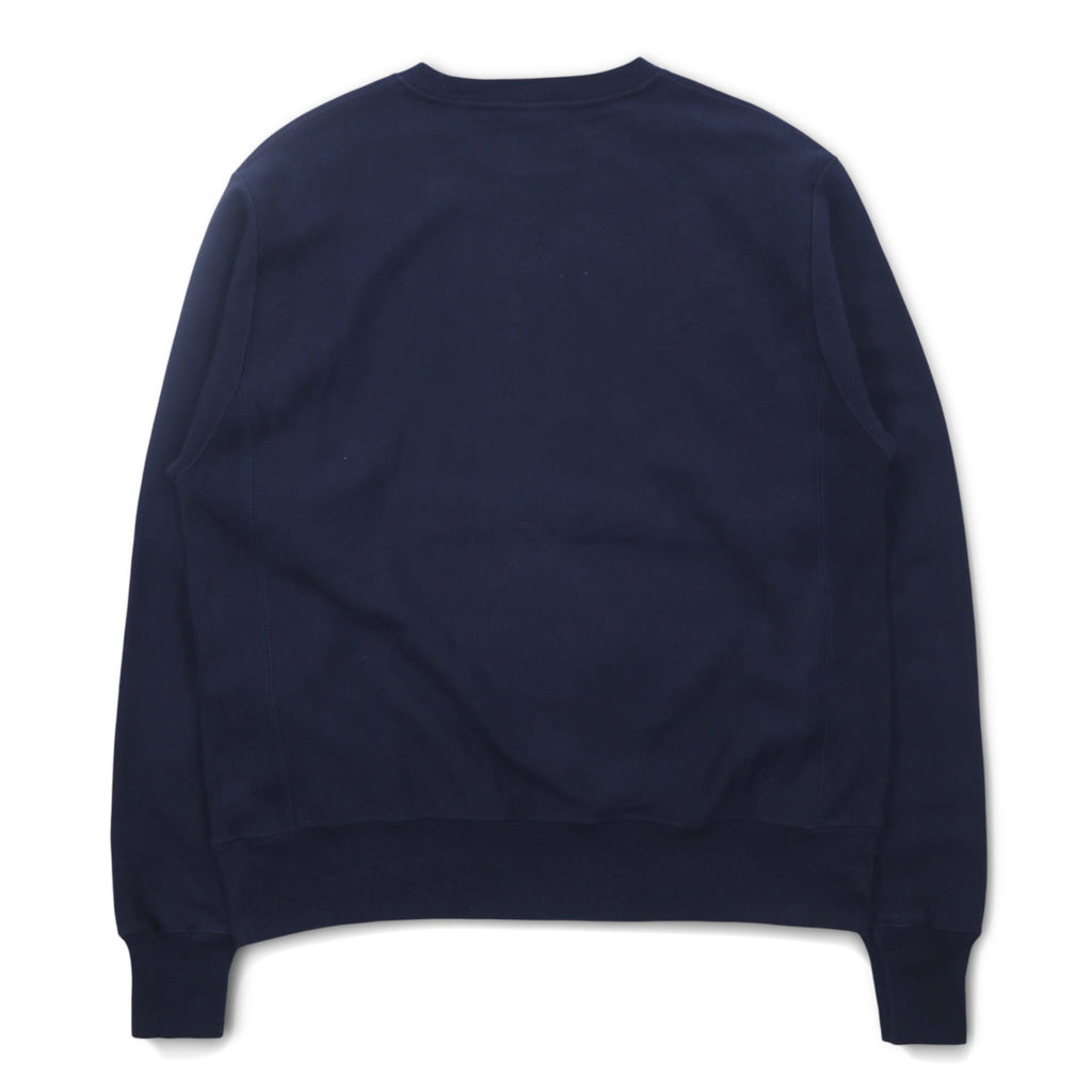 Champion Reverse Weave Sweatshirt, XL, Navy, College Print, Blue Single Tag, Reprint, Made in El Salvador
