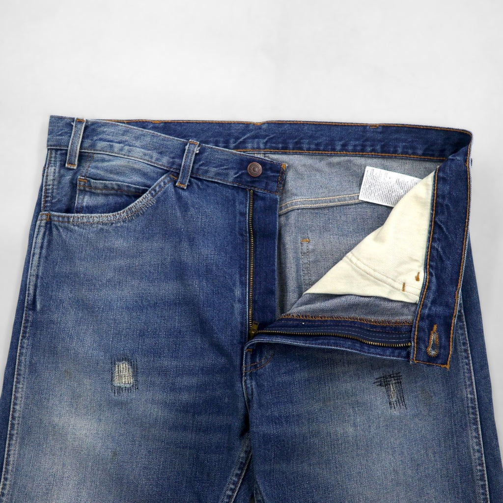 LEVI'S VINTAGE CLOTHING ( LVC ) 606 1960年代モデル STEER デニムパンツ L インディゴ ビッグE オレンジタブ リペア加工 30605-0063