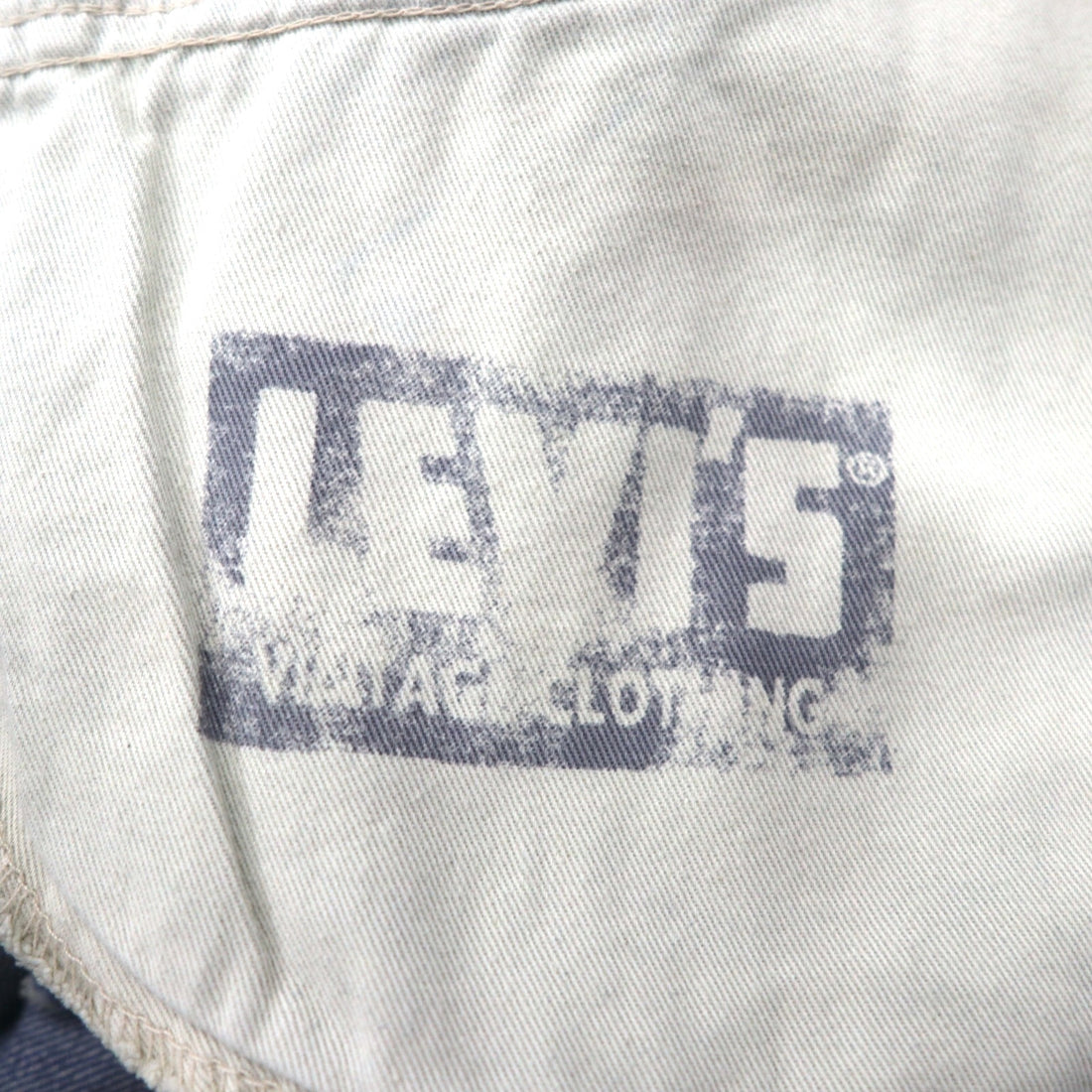 LEVI'S VINTAGE CLOTHING ( LVC ) 606 1960年代モデル STEER デニムパンツ L インディゴ ビッグE オレンジタブ リペア加工 30605-0063