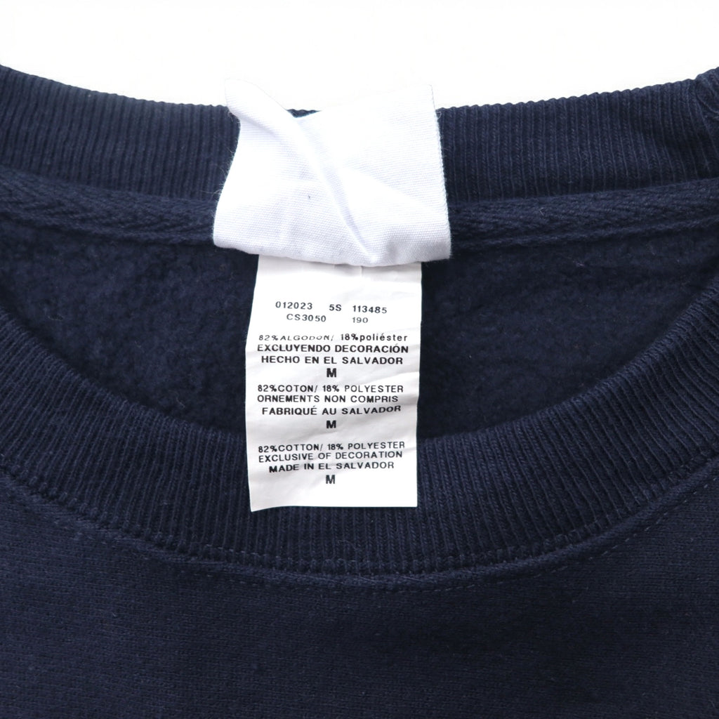 Champion Reverse Weave Sweatshirt, XL, Navy, College Print, Blue Single Tag, Reprint, Made in El Salvador