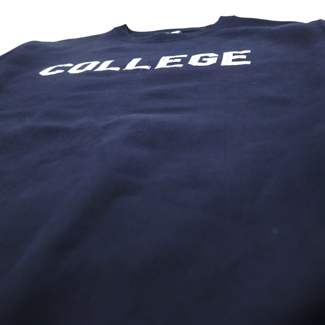 Champion Reverse Weave Sweatshirt, XL, Navy, College Print, Blue Single Tag, Reprint, Made in El Salvador