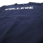Champion Reverse Weave Sweatshirt, XL, Navy, College Print, Blue Single Tag, Reprint, Made in El Salvador
