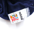 adidas 90s Track Jacket Jersey L Navy Polyester Embroidered Logo 3 Stripes