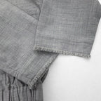 CLASS Wool Stretch Pullover Jacket M Gray Double Pocket CBFA20UNIB